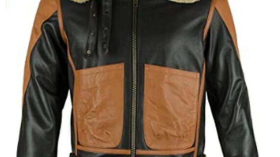 Men's Faux Shearling Bomber Jacket