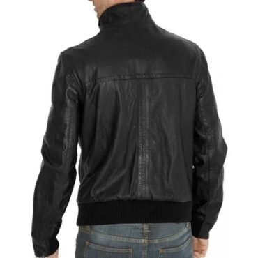 Men's Simple Fitted Bomber Jacket