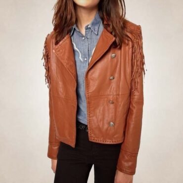 Women’s Vintage Brown Leather Jacket