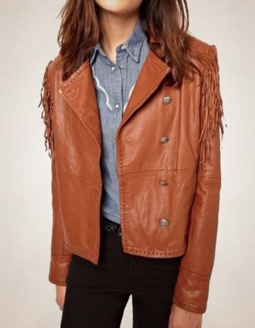 Women’s Vintage Brown Leather Jacket