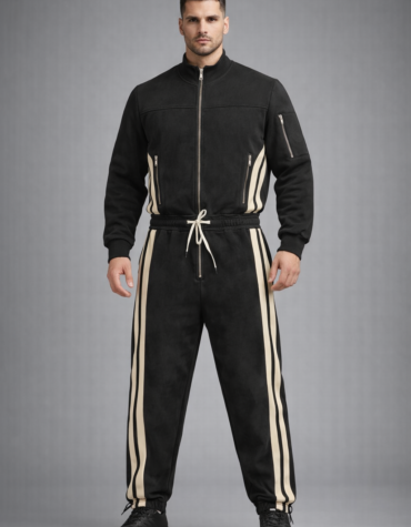 Men's TRACK JUMPSUIT IN BLACK