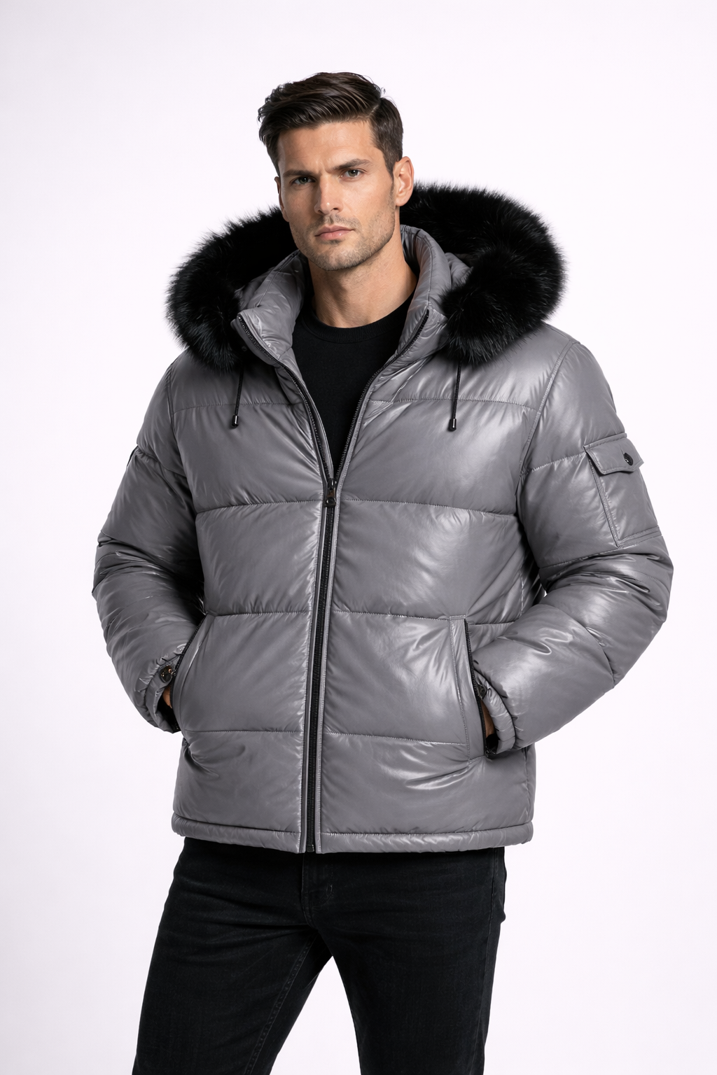 Men's Puffer Leather Jacket, Puffer Leather Jacket Men's Puffer Leather Jacket, Puffer Leather Jacket