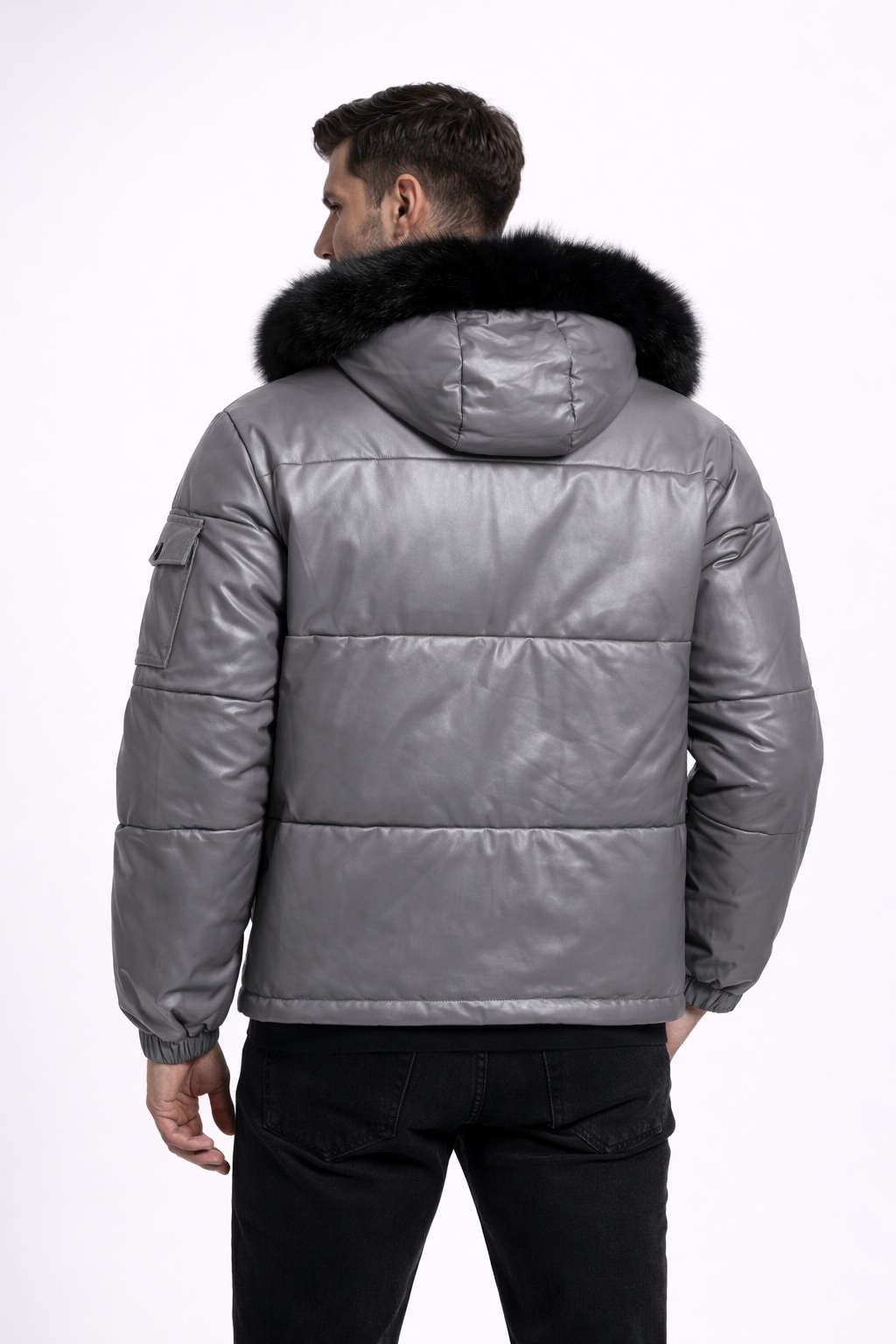 Men's Puffer Leather Jacket, Puffer Leather Jacket Men's Puffer Leather Jacket, Puffer Leather Jacket