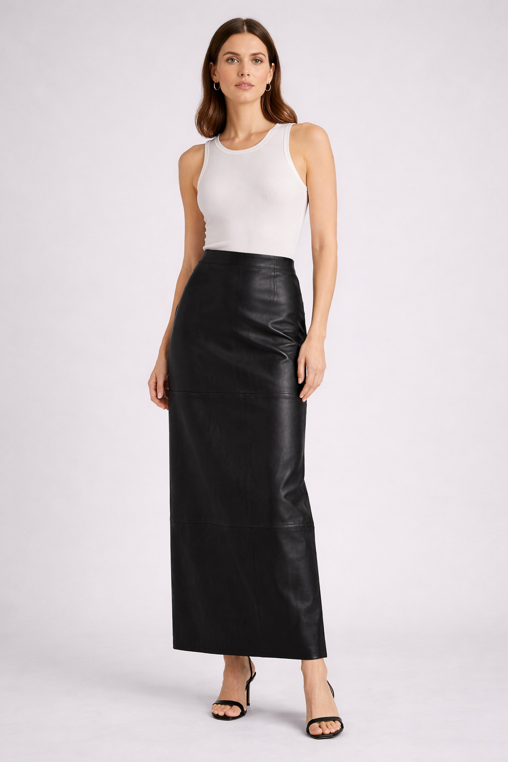 Black Urban Bliss Maxi PU Skirt Black Urban Bliss Maxi PU Skirt