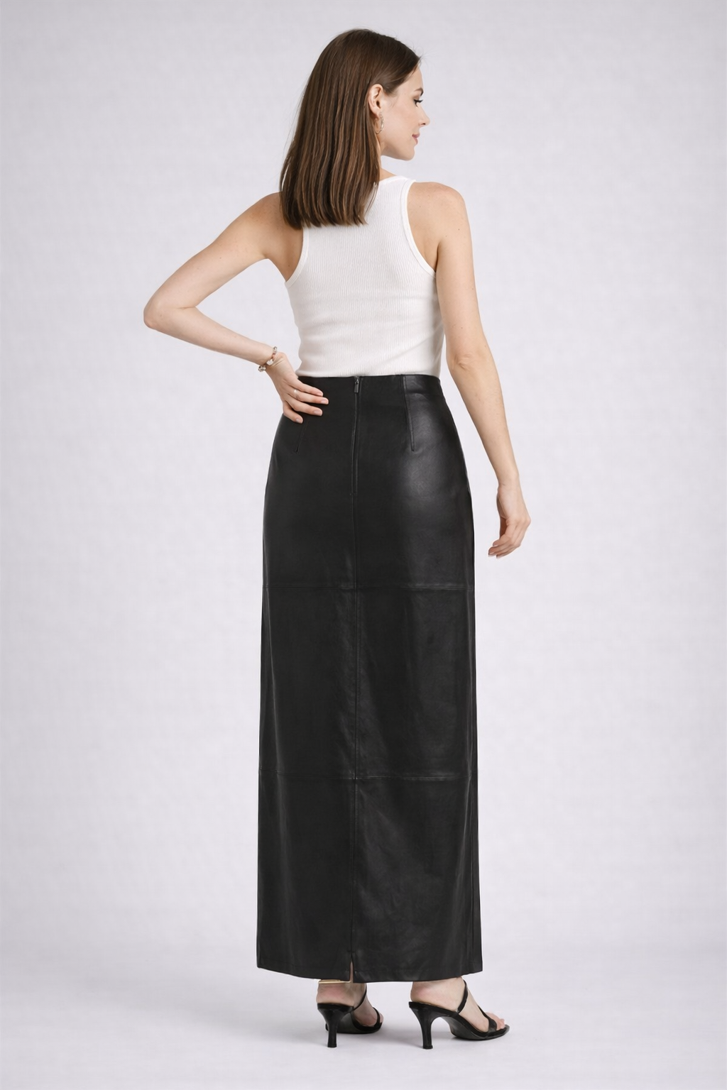 Black Urban Bliss Maxi PU Skirt Black Urban Bliss Maxi PU Skirt