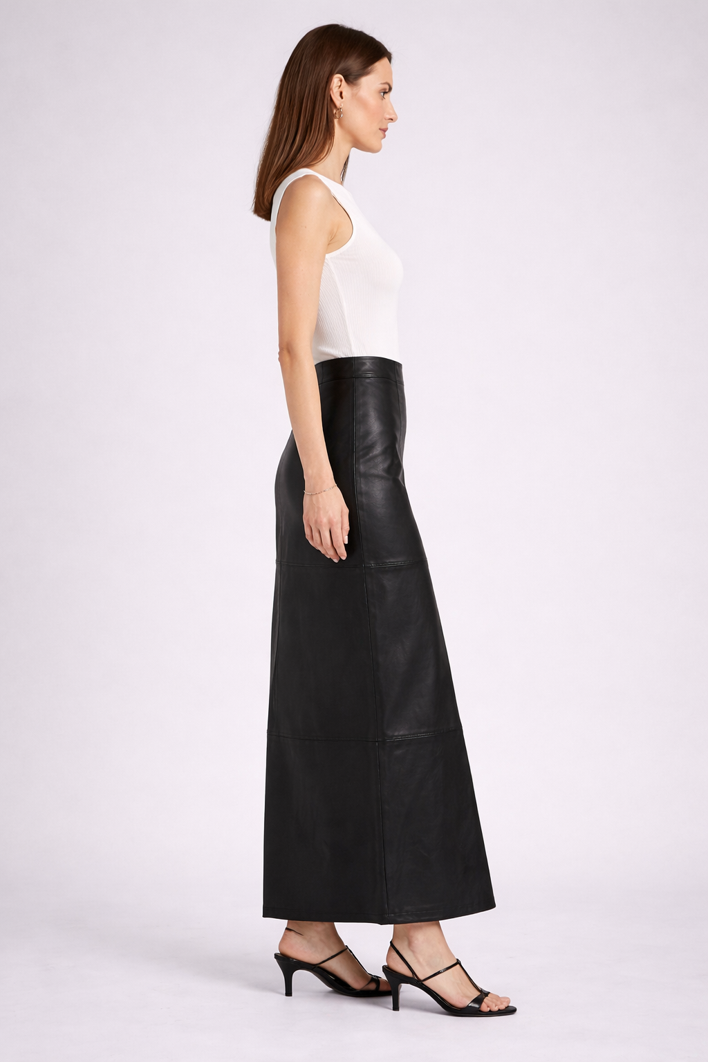 Black Urban Bliss Maxi PU Skirt Black Urban Bliss Maxi PU Skirt