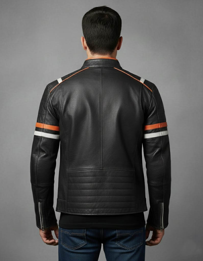 men's vintage motorcycle cafe racer leather jacket men's vintage motorcycle cafe racer leather jacket