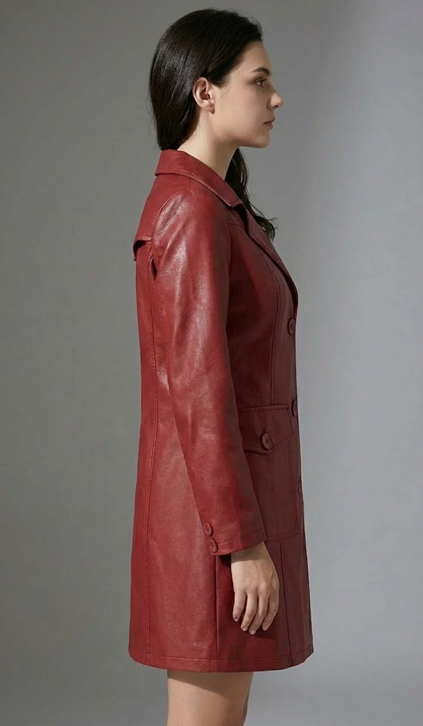 faux leather trench coat faux leather trench coat