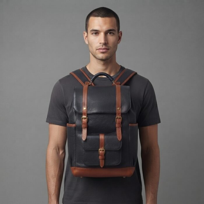 Men's Black Backpack